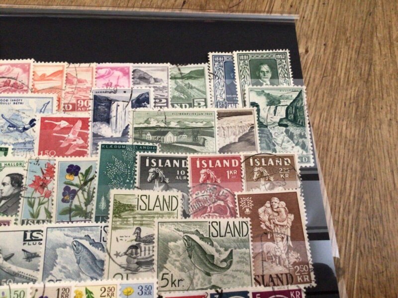 Iceland Island used  mixed stamps A12287