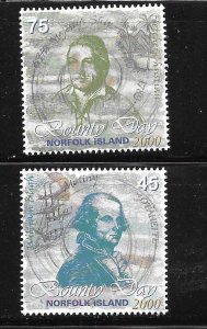 Norfolk islands 2000 Bounty Day Sc 705-706 MNH A2046