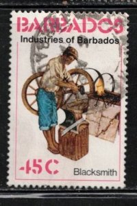 BARBADOS Scott # 485 Used - Blacksmith