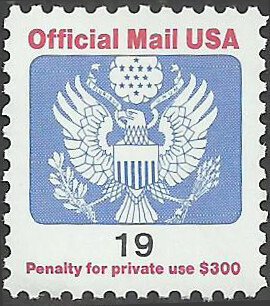 # O147 Mint Never Hinged ( MNH ) EAGLE HOLDING ARROWS AND BRANCH