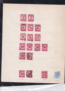 hungary early stamps sheet ref 18136