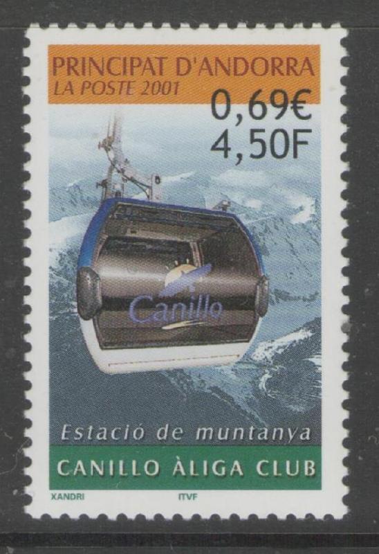 ANDORRA SGF579 2001 CANILLO ALIGA CLUB MNH