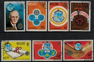 Belize #539-44  CTO used  Rotary International