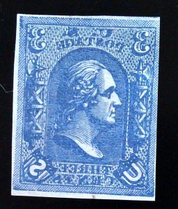 Scott #79-E9e - 3c Prussian Blue - Loewenberg Decalcomania