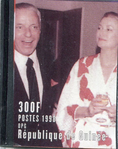 Guinea 1998 FRANK SINATRA & GRACE OF MONACO 1 value Imperforated Mint (NH)