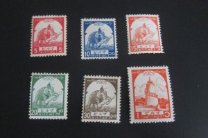 Burma 1943 Japanse occupation Sc 2N44-9 MNH