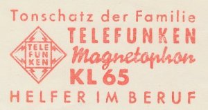 Meter cut Germany 1959 Tape recorder - Telefunken - Magnetophon