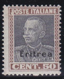 Eritrea # 108, Mint Light Hinged, Half Cat