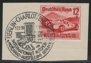 Germany Reich Scott # B135, used, opp, special fd cancellation