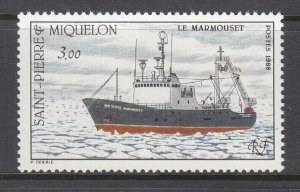 ST. PIERRE & MIQUELON SC# 496 - LE MARMOUSET  - MNH