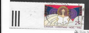 Canada #1116  Christmas 1986 (U) CV $1.10