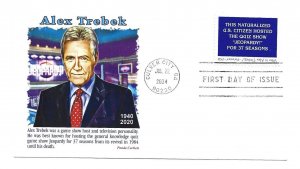 5907 Alex Trebek Panda, FDC.