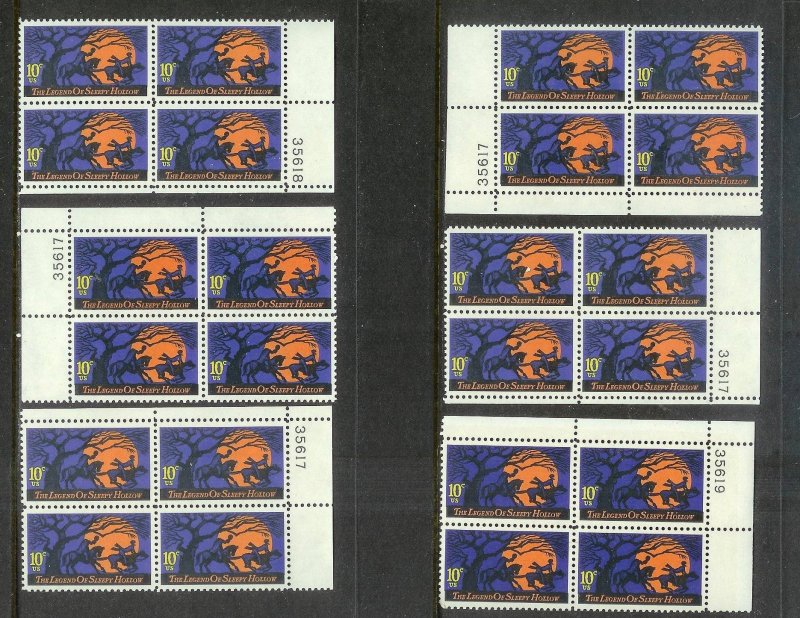 UNITED STATES (198) Blocks/Plate Blocks/Strips Stamps ALL Never Hinged FV=$67+