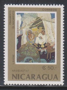 Nicaragua,  50cor Adoration of the Magi (SC# 1673) MNH