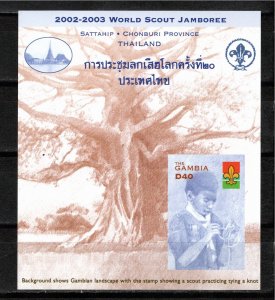 Gambia 2002 MNH Sc 2651 souvenir sheet IMPERFORATE
