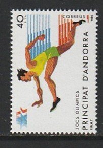 1984 Andorra, Spanish - Sc 164 - MH VF - 1 single - Running
