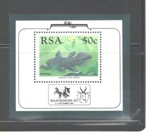 SOUTH AFRICA(RSA) 1995 WHALES  MS#765a MNH