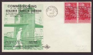 USS Ben Franklin Commissioning 1965 Cover