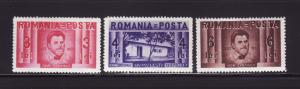 Romania 464-466 MHR Ion Creanga, Writer