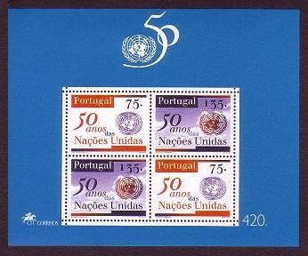 Portugal 50th Anniversary of the United Nations MS SG#MS2451