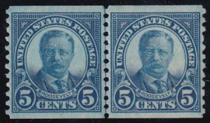 US 602 Mint NH VF-XF Pristine Line Pair