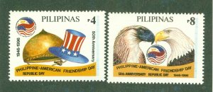 PHILIPPINES 2419-20 MNH CV $3.05 BIN $2.00