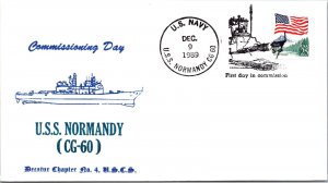 12.9.1989 - Commissioning Day - USS Normandy - F40202