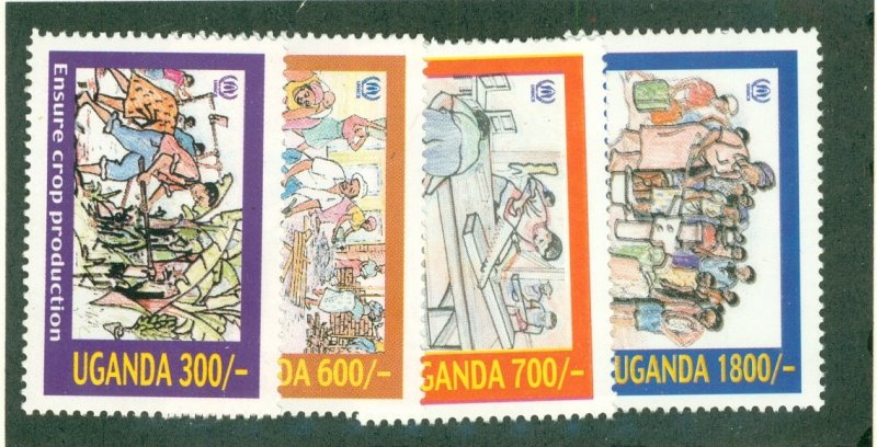 UGANDA 1703-6 MNH CV$ 4.25 BIN$ 2.25