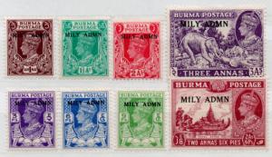 (I.B) Burma Postal : British Military Administration Collection