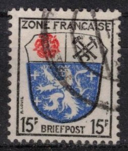 Germany - Allied Occupation - French Zone - Scott 4N6