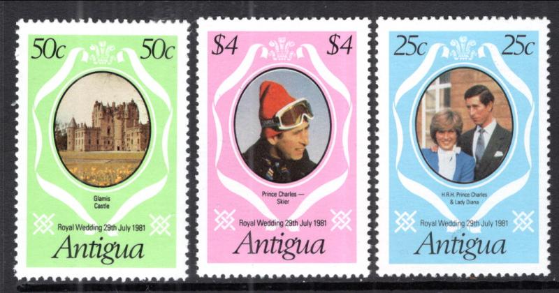 Antigua 623-635 Royal Wedding MNH VF