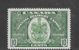 Canada Sc #E7  10c green Special Delivery OG VF