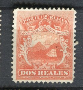 COSTA RICA; 1860s early classic issue Mint hinged Shade of 2r. value