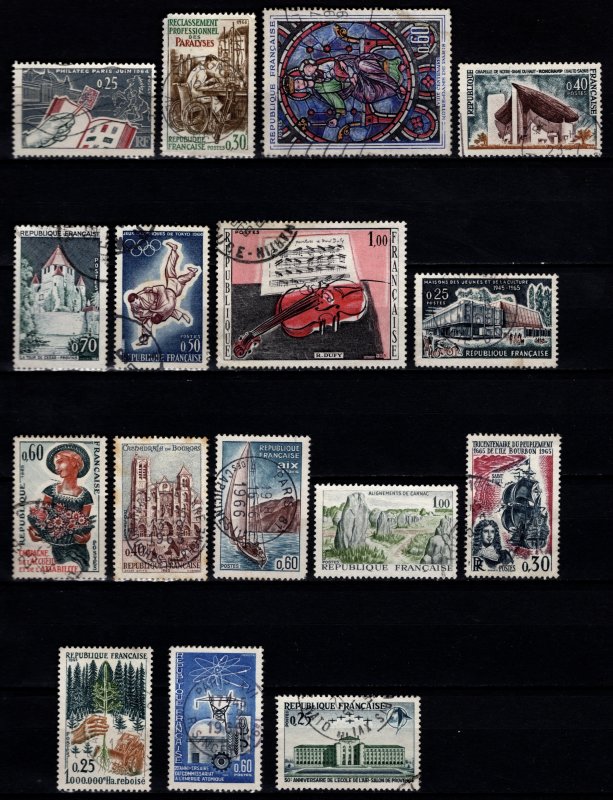 France 1964-65 various commemoratives [Used]