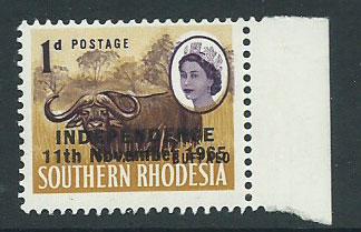 Rhodesia SG 360  MUH offset overprint flaw