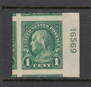 #575 1c Franklin (Mint Never Hinged) PSE Certificate Grade 100J