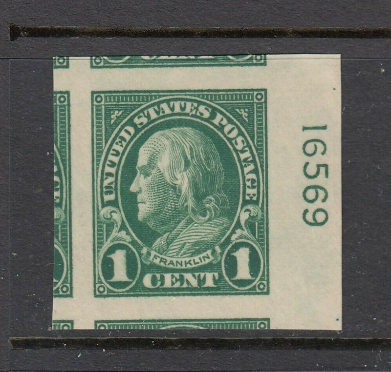 #575 1c Franklin (Mint Never Hinged) PSE Certificate Grade 100J