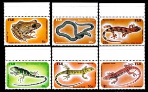 Fiji 1986 Reptiles & Amphibians Complete Mint MNH Set SC 554-559