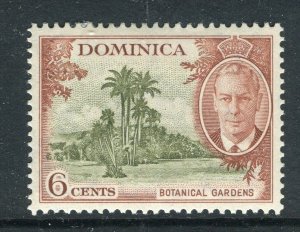 DOMINICA; 1951 early GVI Pictorial issue Mint hinged shade of 6c. value