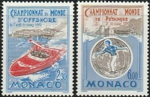 Monaco, #1734-1735  MNH From 1990