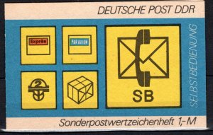 German DDR Scott # 2369 (10), mint nh, cpl booklet, Mi # SMHD 11 VI