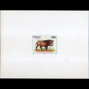 SENEGAL 1995 - Scott# 1182B Deluxe Proof-Warthog 150f NH