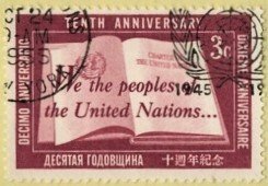 United Nations, - SC #35 - USED - 1955 - Item UNNY171