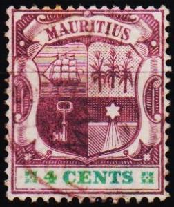 Mauritius. 1895 4c S.G.130 Fine Used