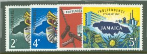 Jamaica #181-184v Mint (NH) Single (Complete Set)