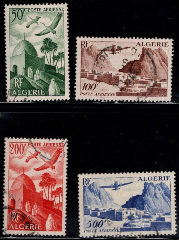ALGERIA Scott C8-C11 Used Airmail set CV$ 26.80