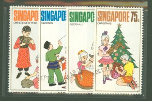 Singapore #138-141  Single (Complete Set)