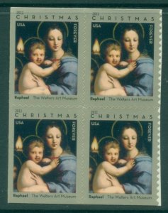 USA 2009 Xmas Madonna block 4 double sided MUH