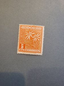 Stamps Spanish Andorra Scott #38 nh