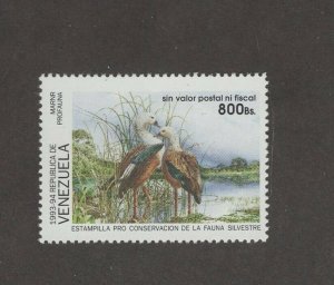 VZ1 - Venezuela Duck Stamp. Single. MNH.